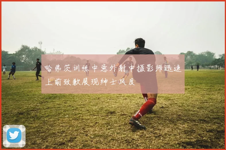 哈弗茨训练中意外射中摄影师迅速上前致歉展现绅士风度
